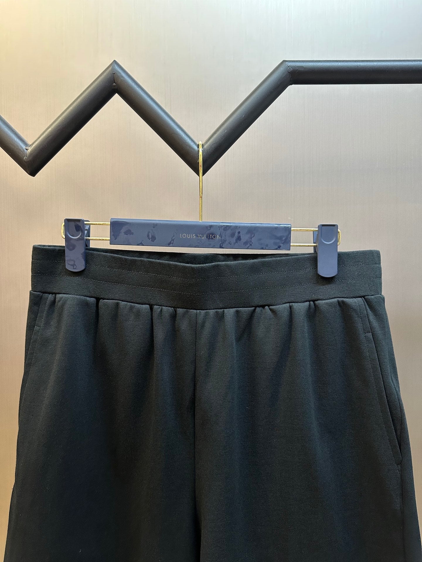 Louis Vuitton dark charcoal pants, relaxed fit with pleated front
