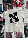 Off White T-shirt, off-white with large black graphic on back
