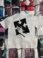 Off White T-shirt, off-white with large black graphic on back