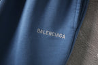 Balenciaga pants light blue with BALENCIAGA logo embroidery on leg
