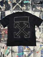 Off-White T-shirt back view with large white X graphic