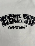 Off-White EST. 1973 and Off-White text logo print