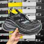 Balenciaga unisex running shoes in dark gray with mesh upper and black laces