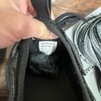 Balenciaga unisex running shoe inner label insole with size details, dark gray upper