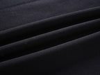 Black T-shirt fabric weave close-up