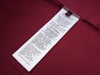 Burgundy Gucci T-shirt with care label and hang tag