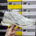 Balenciaga white mesh and leather Runner sneakers, lace-up with chunky sole
