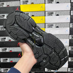 Balenciaga unisex black sneaker outsole with tread pattern