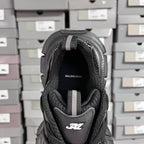 Black Balenciaga unisex sneaker interior with BALENCIAGA logo on tongue label