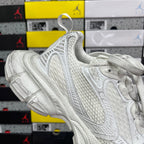 Balenciaga unisex sneaker in white with perforated details and lace-up closure