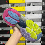 Balenciaga unisex sneaker outsole, multicolor rubber tread with pink and neon green sections