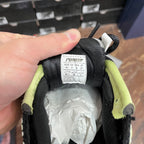 Balenciaga unisex sneaker inside label with size info and black fabric lining