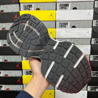 Balenciaga runner sneaker outsole with patterned tread and gray sidewall