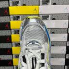 Balenciaga unisex luxury shoes, textured white heel with perforated detail and lace-up collar