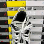 Balenciaga unisex luxury shoes, white tongue and black interior with BALENCIAGA logo