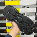 Balenciaga unisex black runner shoe outsole with tread pattern