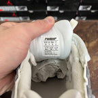 Balenciaga unisex sneaker tongue label, white with RUNNER text and size info
