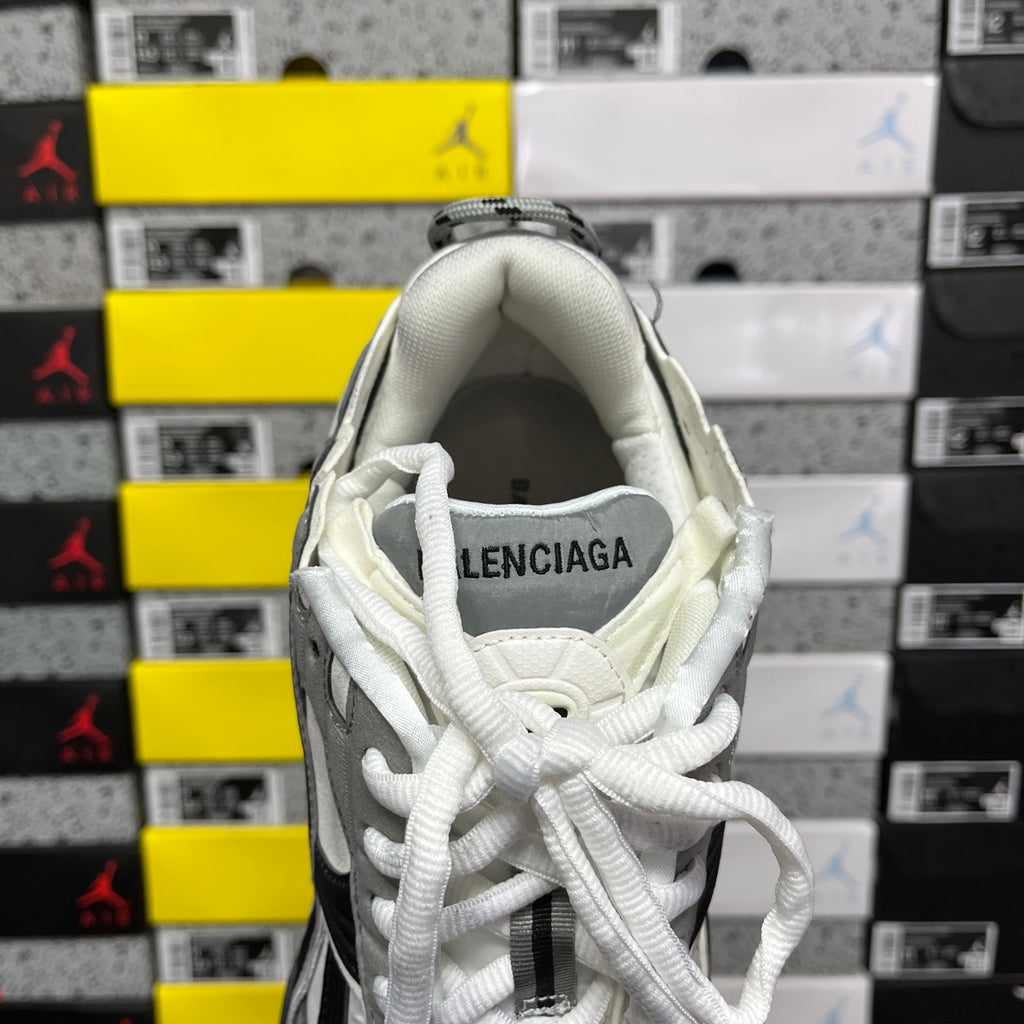 Balenciaga unisex sneaker inner heel, white lining with BALENCIAGA lettering