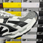 Balenciaga unisex sneaker, gray and black side panels with white laces