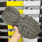 Balenciaga unisex sneaker outsole, dark gray rubber tread pattern with raised traction blocks