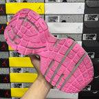 Balenciaga unisex running shoes outsole, pink tread with grid pattern