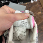 Balenciaga unisex running shoes inner label, gray lining with size text