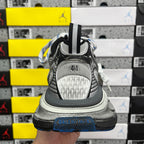 Balenciaga unisex sneakers heel view with “41” patch and blue logo band on sole