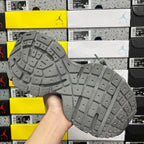 Unisex lace-up sneakers, dark gray, outsole tread pattern view