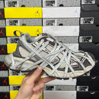 Balenciaga unisex sneakers with light gray laces and mixed gray/cream panels