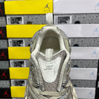 Balenciaga unisex running shoe heel and collar with padded tongue and logo patch