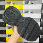 Balenciaga sneaker outsole with deep tread pattern and black rubber traction
