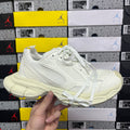 Balenciaga unisex sneakers with white leather upper, lace-up front, chunky sole
