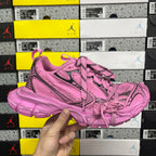 Pink Balenciaga unisex sneaker with laces and thick tread sole