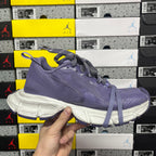 Balenciaga unisex sneakers in purple knit with lace-up front and white sole