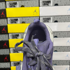 Balenciaga unisex sneaker tongue and lace-up front in purple knit