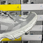 Balenciaga unisex shoes, gray knit side panel and textured white midsole