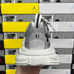 Balenciaga unisex shoes, back heel with BALENCIAGA logo patch and white sole