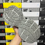 Balenciaga sneaker outsole tread in light gray with grid pattern for traction