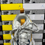Balenciaga unisex sneaker tongue and lace-up front with gold webbing pull