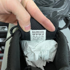Balenciaga size label on black sneaker tongue: EUR UK US JP 40 6 7 26.5