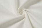Stone Island clothing fabric, off-white woven textile with visible seam
