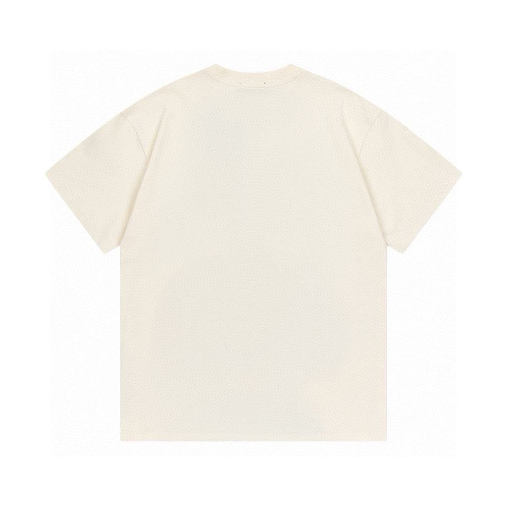 Gucci short-sleeve T-shirt in cream, plain back view