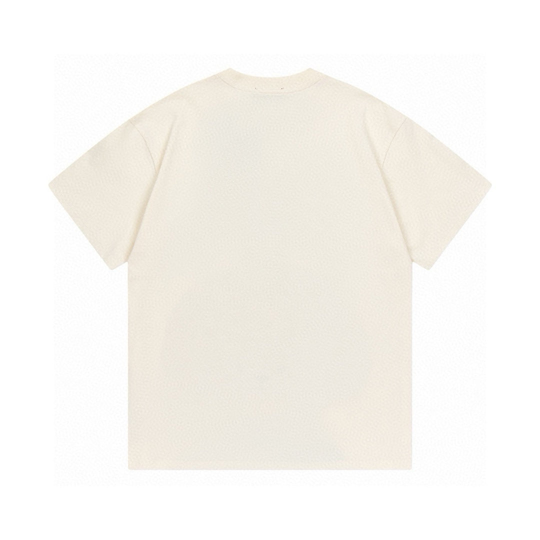 Gucci short-sleeve T-shirt in cream, plain back view