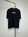 Off-White black short-sleeve T-shirt with EST. 1970 logo graphic on front