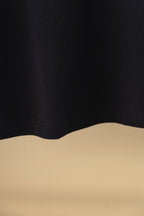 Burberry polo shirt with curved hem in dark fabric