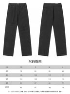 Balenciaga dark denim jeans shown in two pairs on a white background