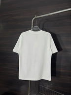 Short-sleeve T-shirt, white, plain back