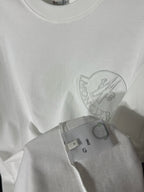 Short-sleeve T-shirt with Moncler crest and hanging label
