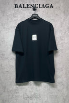 Balenciaga crew-neck short-sleeve T-shirt, dark, size tag 520 at chest