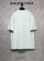 Balenciaga short-sleeve T-shirt back view with crew neck and short sleeves